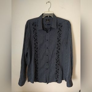 Marc Ecko Long Sleeve Dress Shirt Men's XL